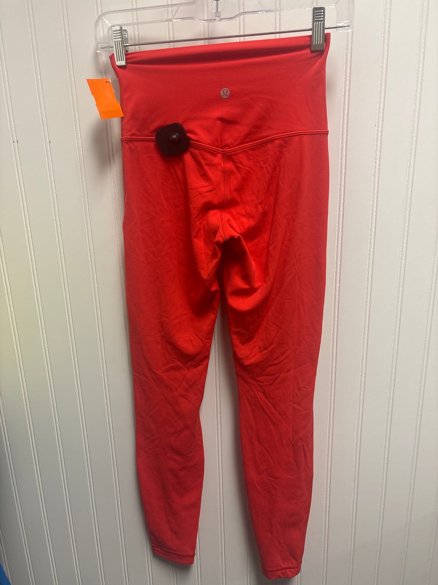 Athletic Leggings By Lululemon In Red, Size: S