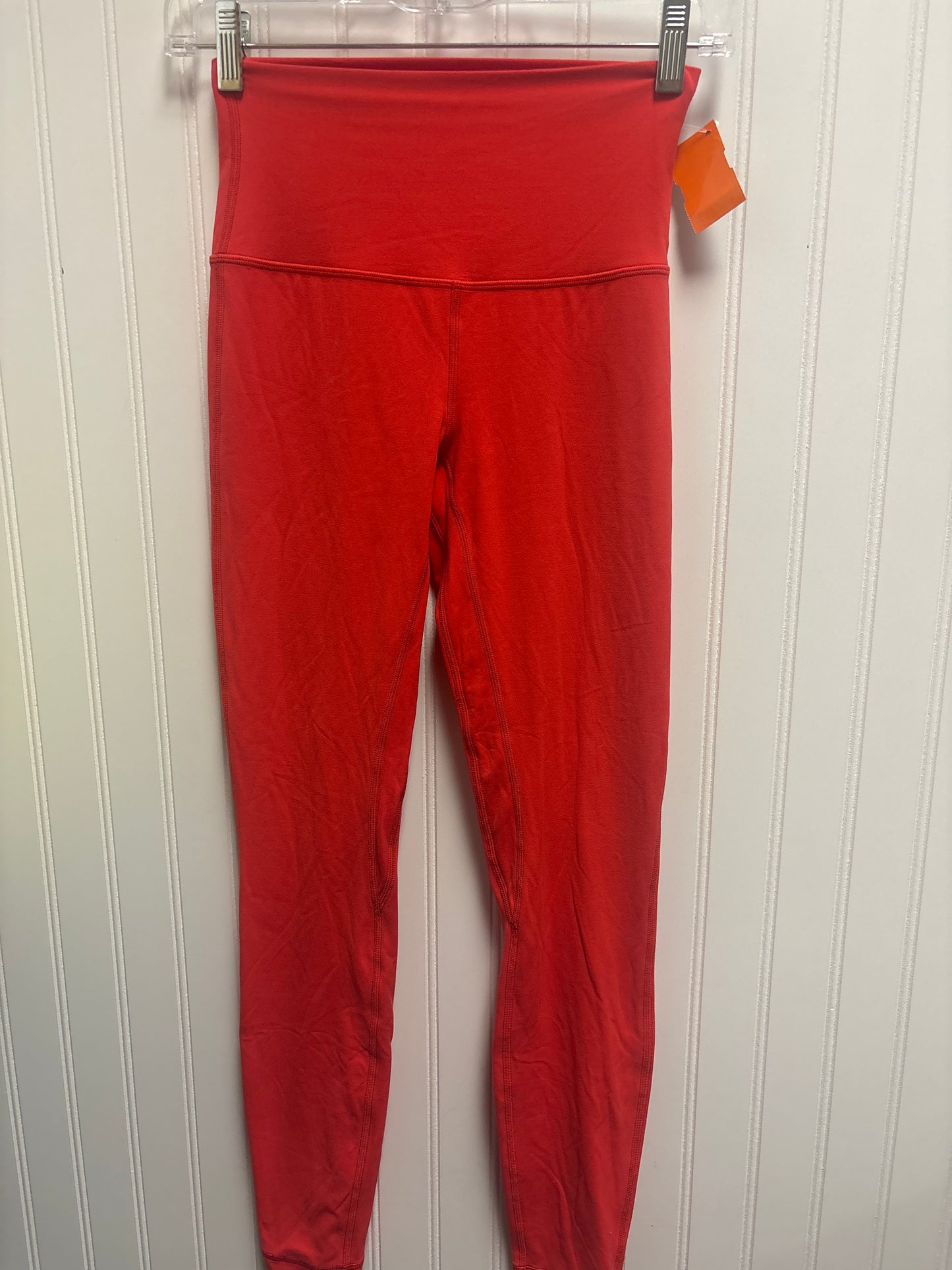 Athletic Leggings By Lululemon In Red, Size: S