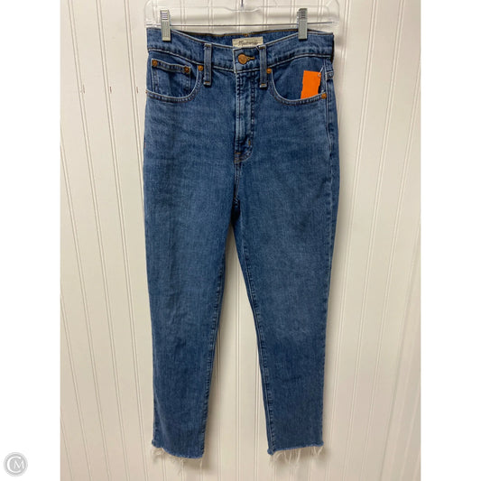 Jeans Skinny By Madewell In Blue Denim, Size: 2