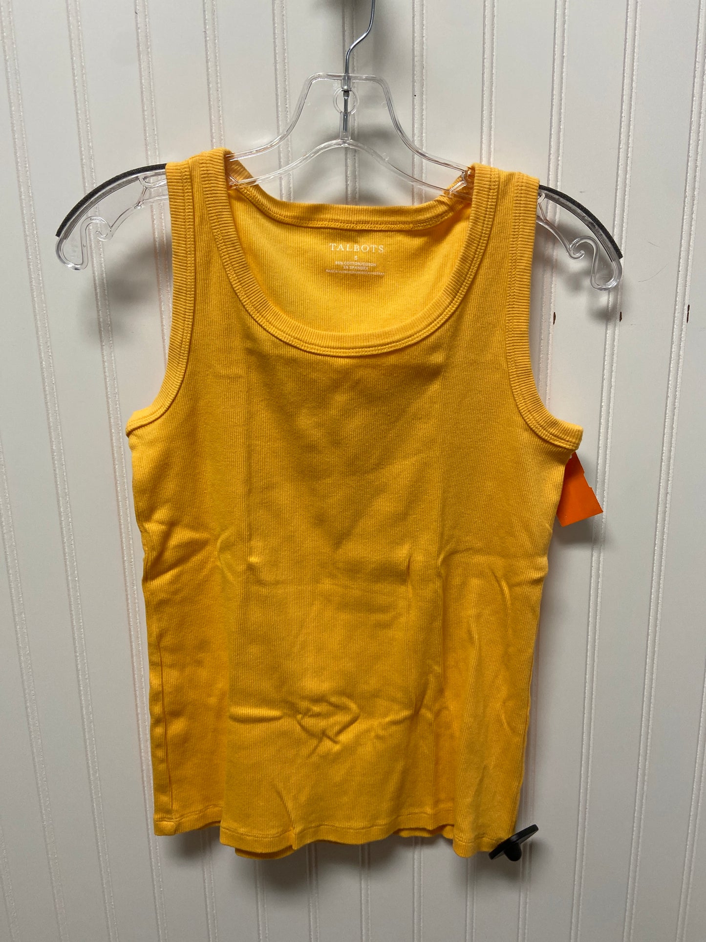 Top Sleeveless Basic By Talbots In Orange, Size: S