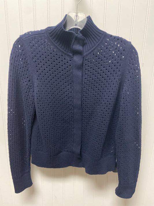 Sweater Cardigan By Talbots In Blue, Size: Sp