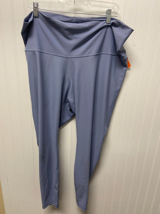 Athletic Leggings By Old Navy In Blue, Size: 1x