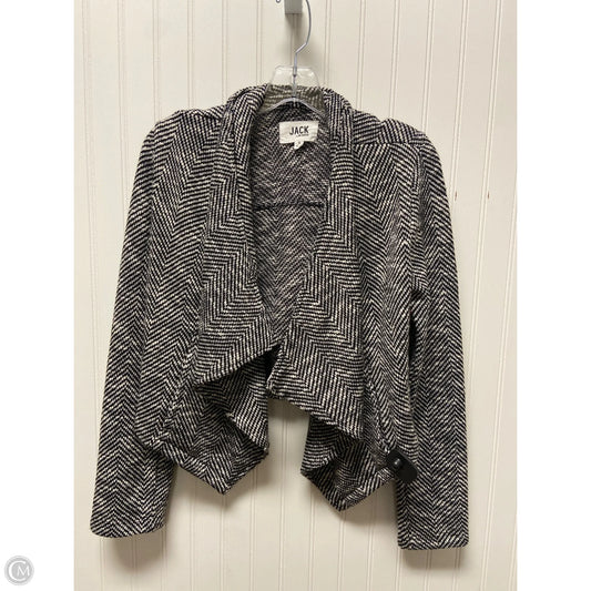 Sweater Cardigan By Bb Dakota In Black & White, Size: S