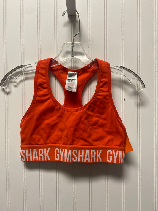 Athletic Bra By Gym Shark In Orange, Size: S