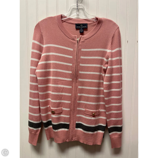 Sweater Cardigan By Clothes Mentor In Pink, Size: M