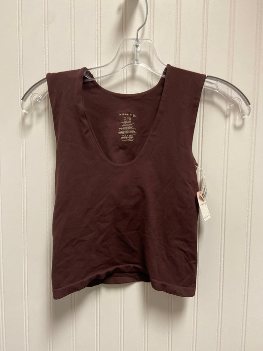 Top Sleeveless Basic By Free People In Brown, Size: Xs