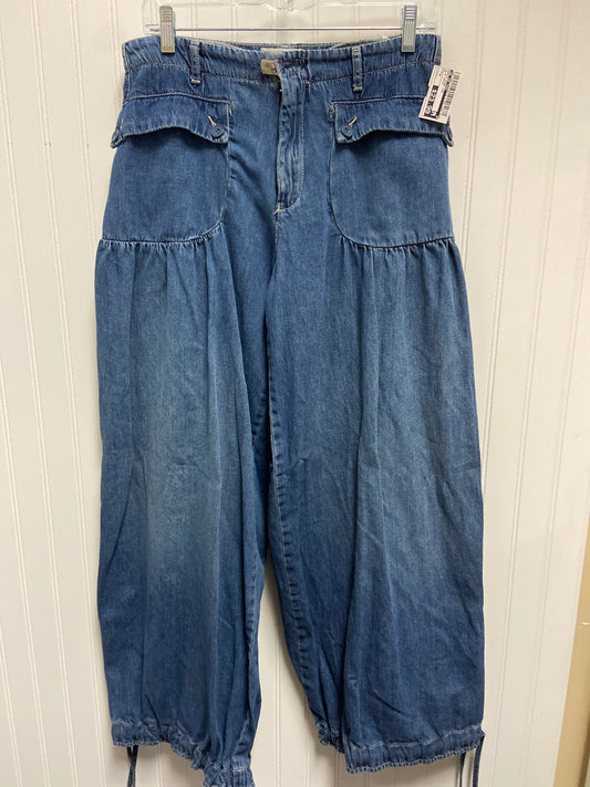 Pants Wide Leg By We The Free In Blue Denim, Size: 8