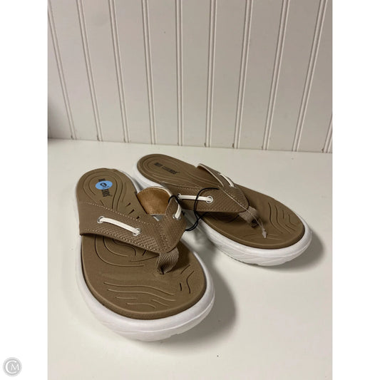 Sandals Flats By Reel Legends In Tan, Size: 6