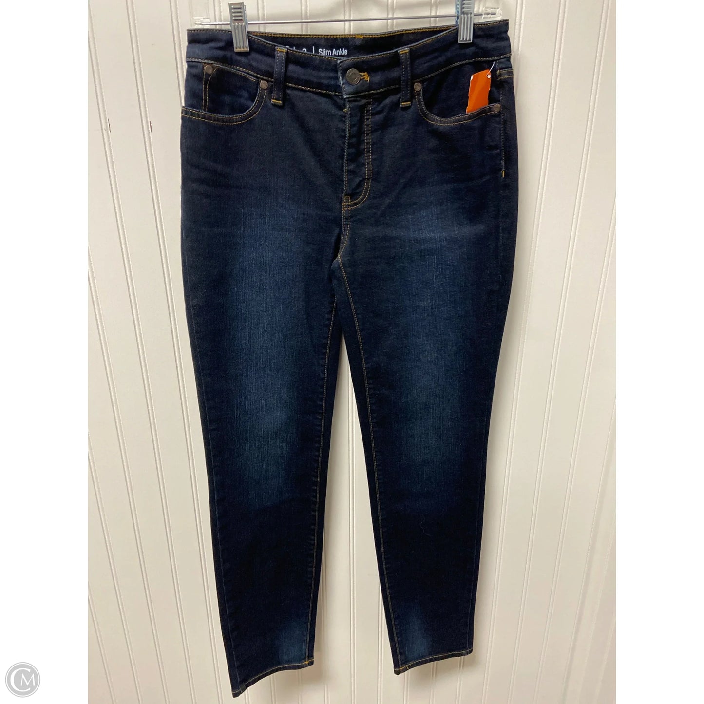 Jeans Skinny By Talbots In Blue Denim, Size: 2
