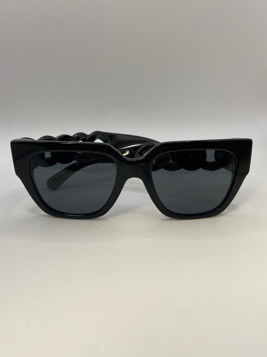 Sunglasses Luxury Designer By Versace, Size: Small