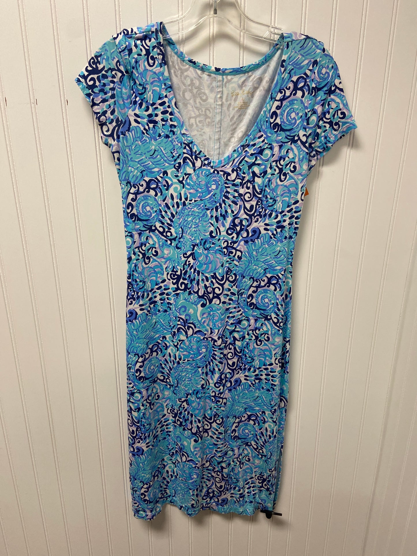 Dress Designer By Lilly Pulitzer In Blue & Purple, Size: Xs