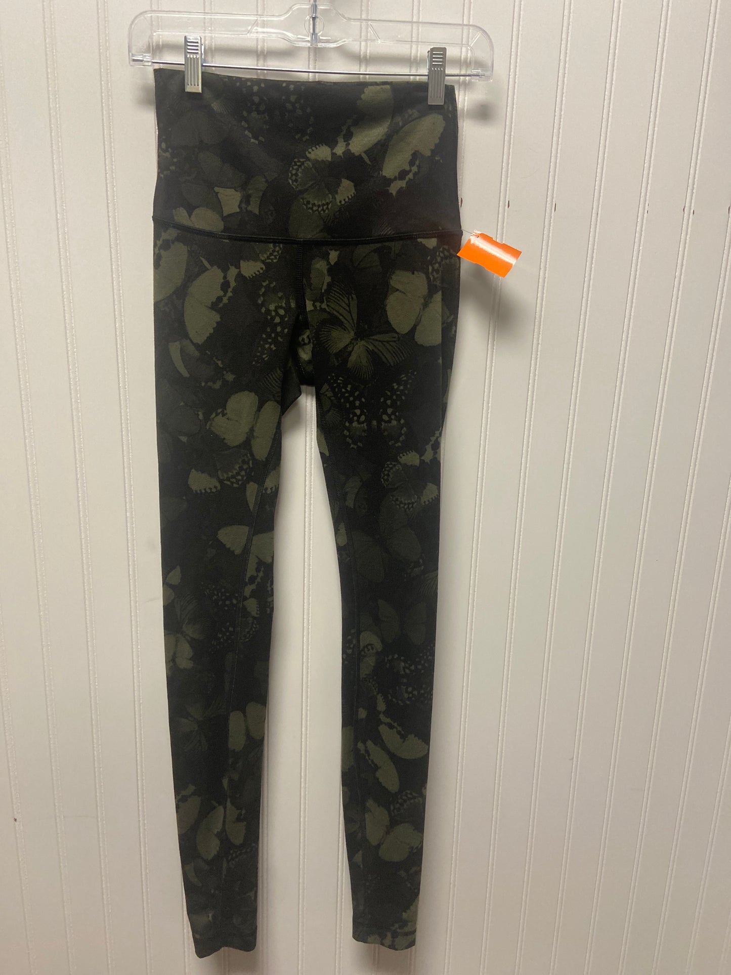 Athletic Leggings By Lululemon In Green, Size: S