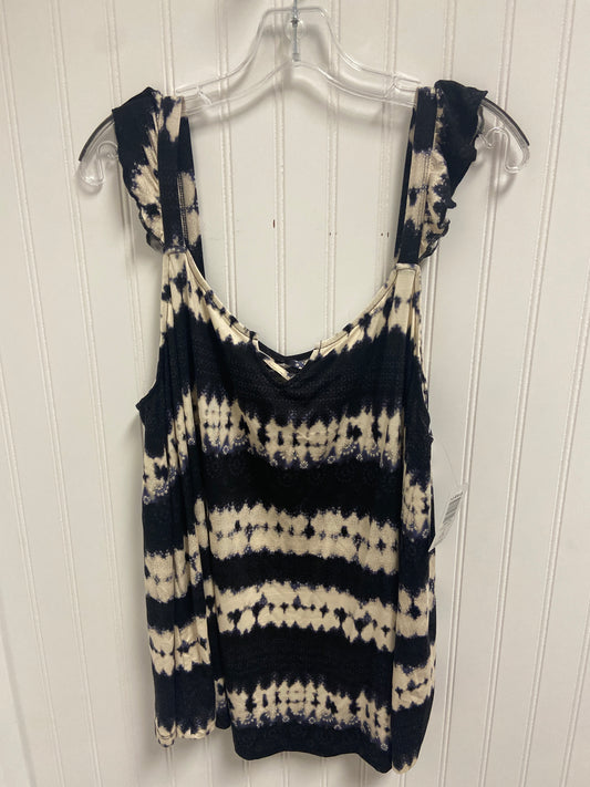 Top Sleeveless By Torrid In Black & Cream, Size: 2x