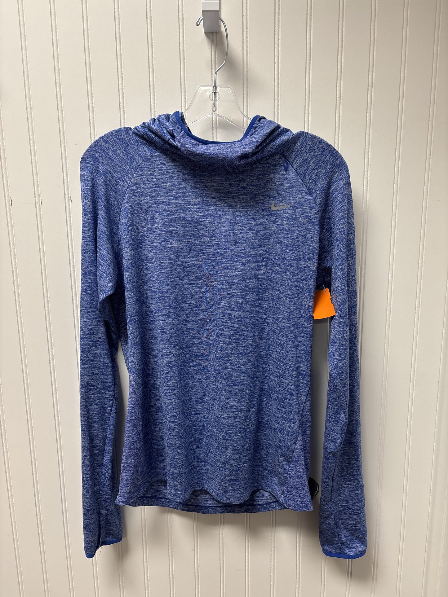 Athletic Top Long Sleeve Hoodie By Nike  Size: M