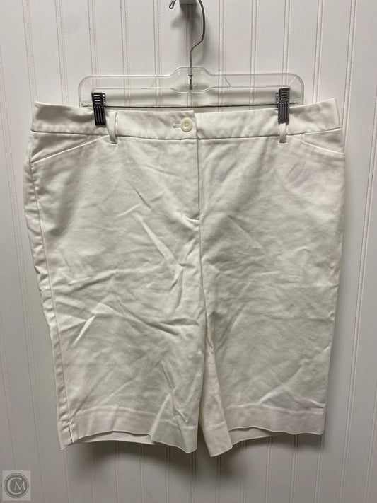 Shorts By Chicos In White, Size: 16