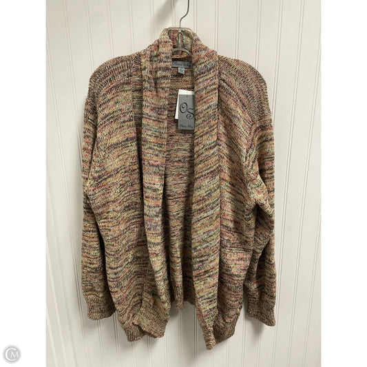 Sweater Cardigan By Clothes Mentor In Multi-colored, Size: 3x