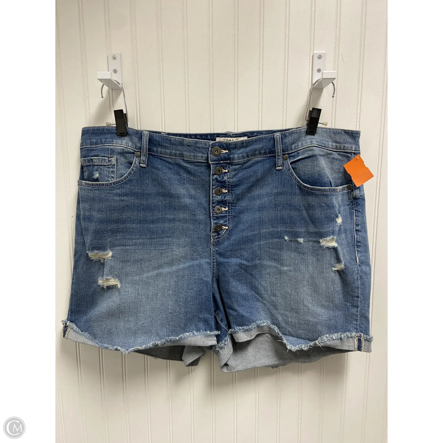 Shorts By Torrid In Blue Denim, Size: 26