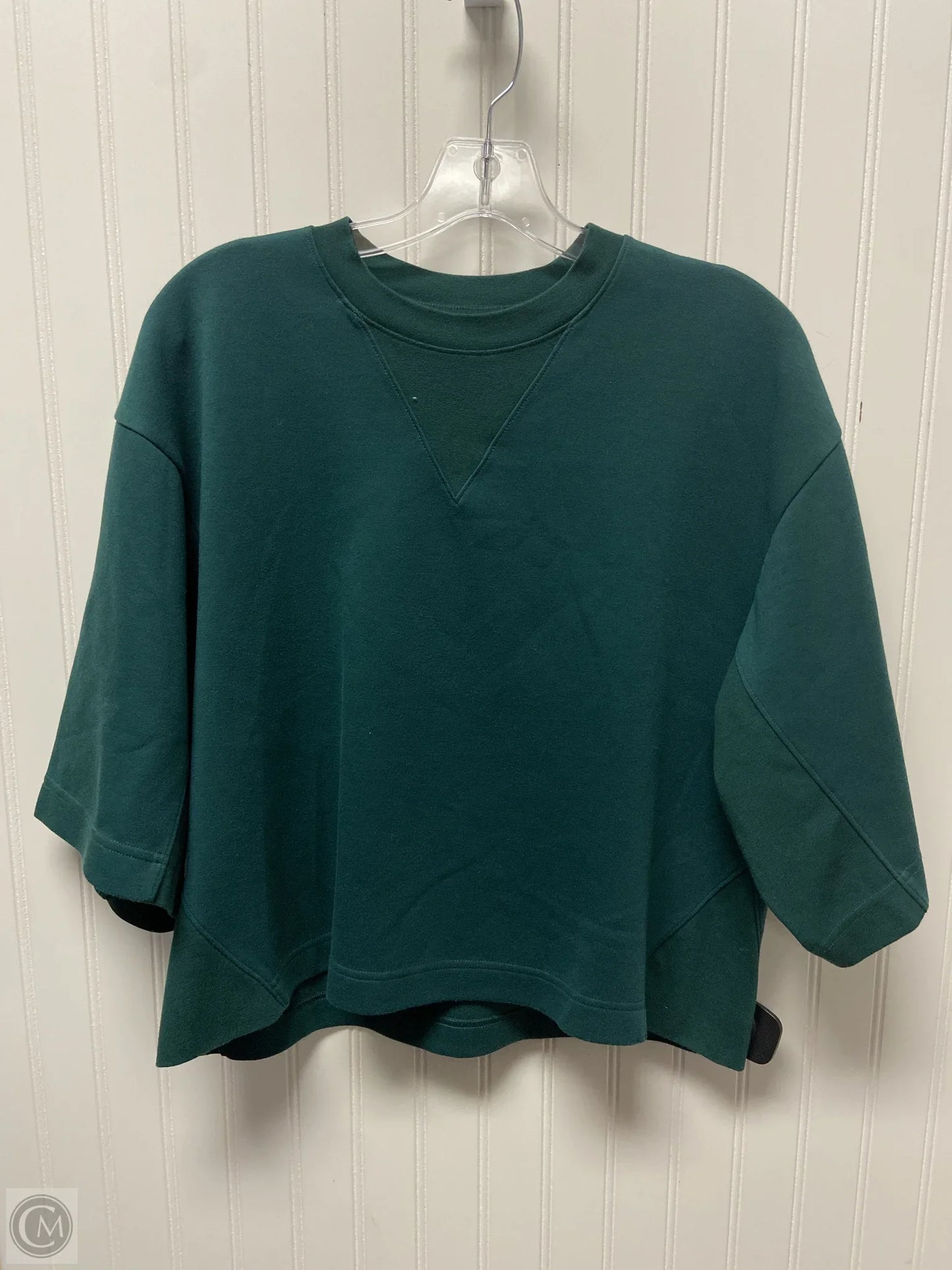 Athletic Sweatshirt Crewneck By The North Face In Green, Size: M