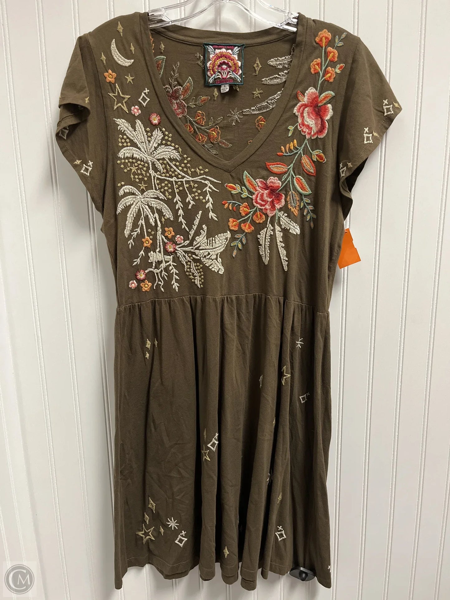 Dress Party Short By Johnny Was In Brown, Size: S