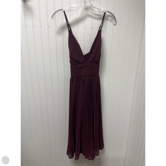 Dress Party Midi By Lulus In Purple, Size: S