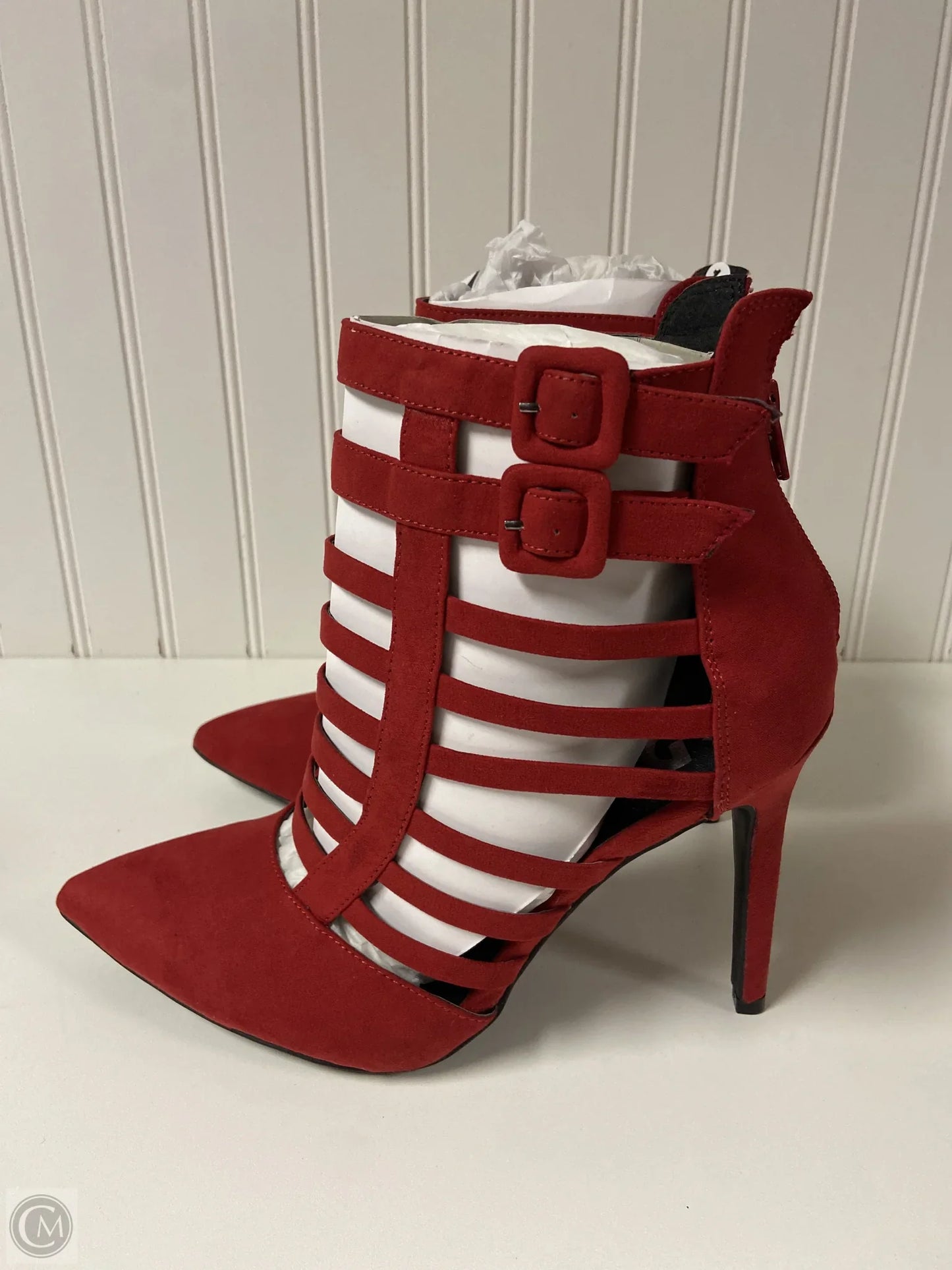 Shoes Heels Stiletto By Guess In Red, Size: 11