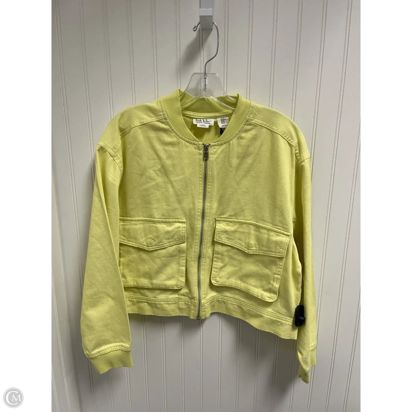 Jacket Other By Nicole By Nicole Miller In Yellow, Size: M