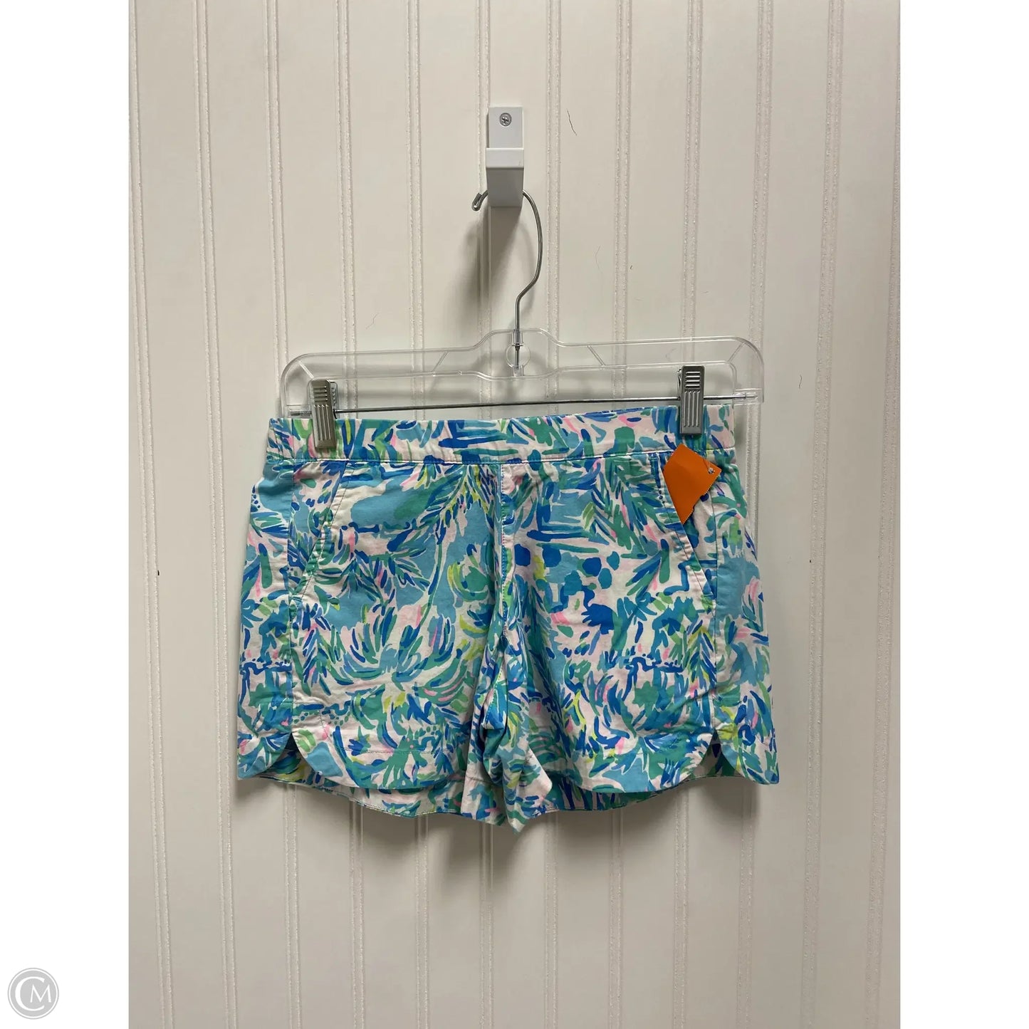 Shorts Designer By Lilly Pulitzer In Blue & Pink, Size: 0