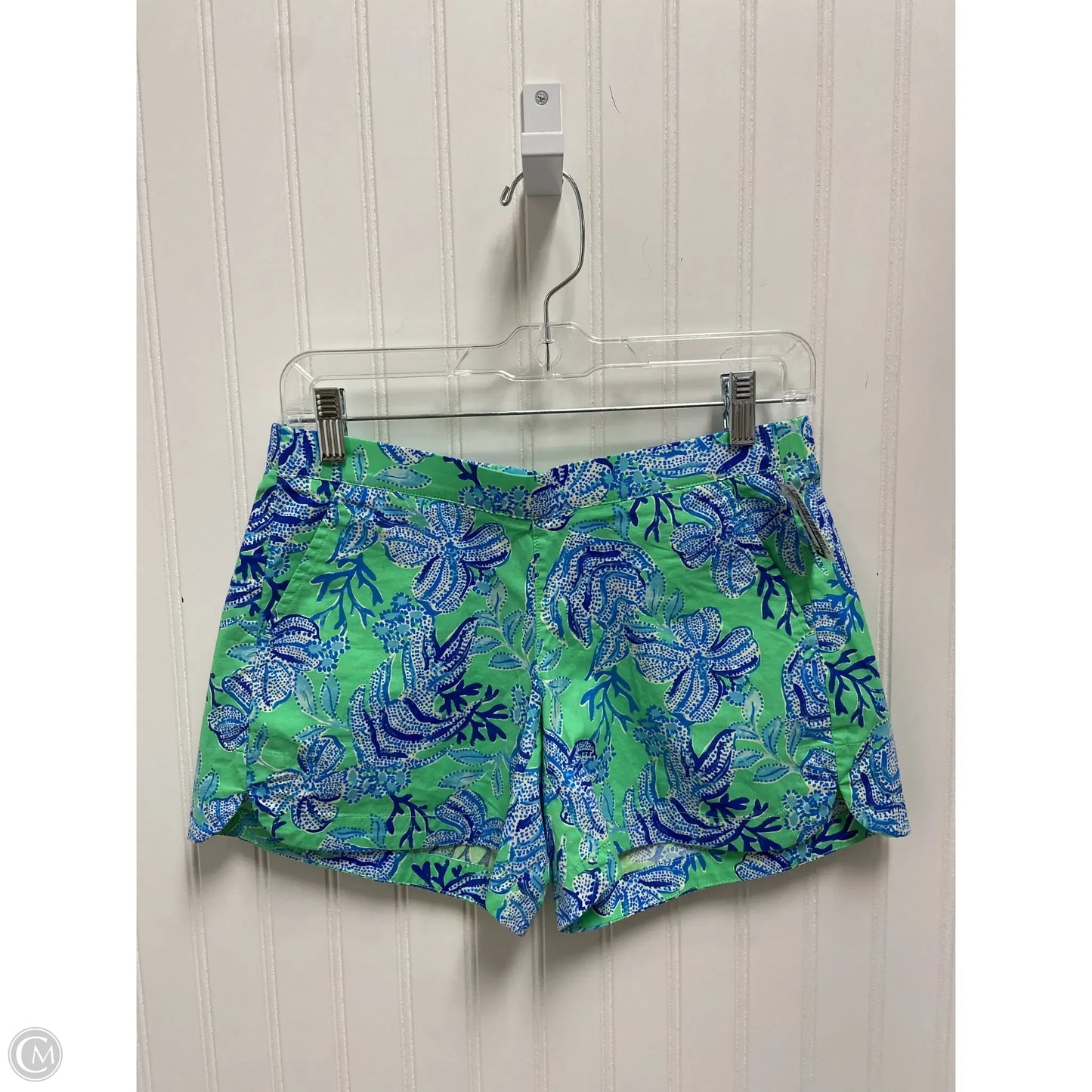 Shorts Designer By Lilly Pulitzer In Green, Size: 0