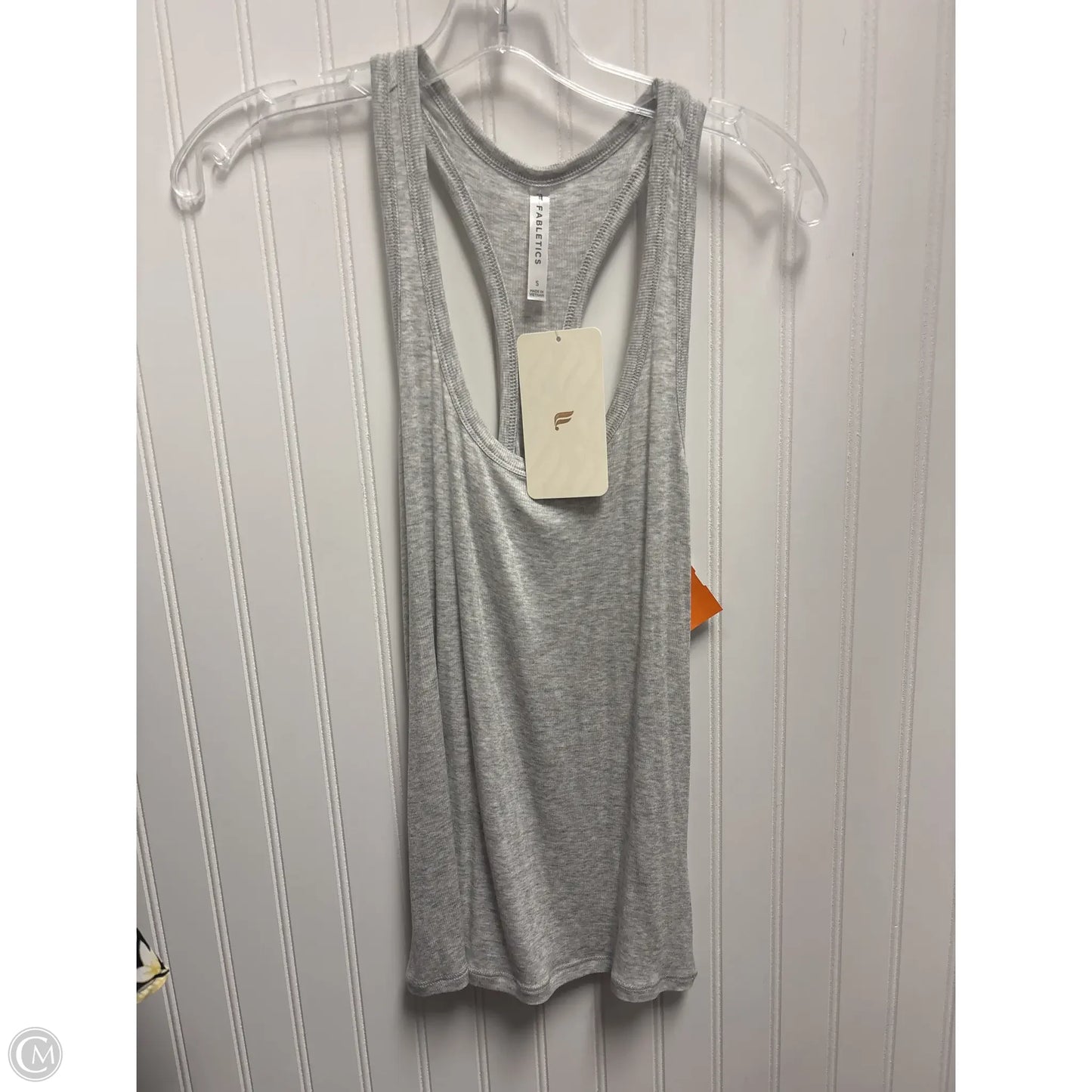 Athletic Tank Top By Fabletics In Grey, Size: S