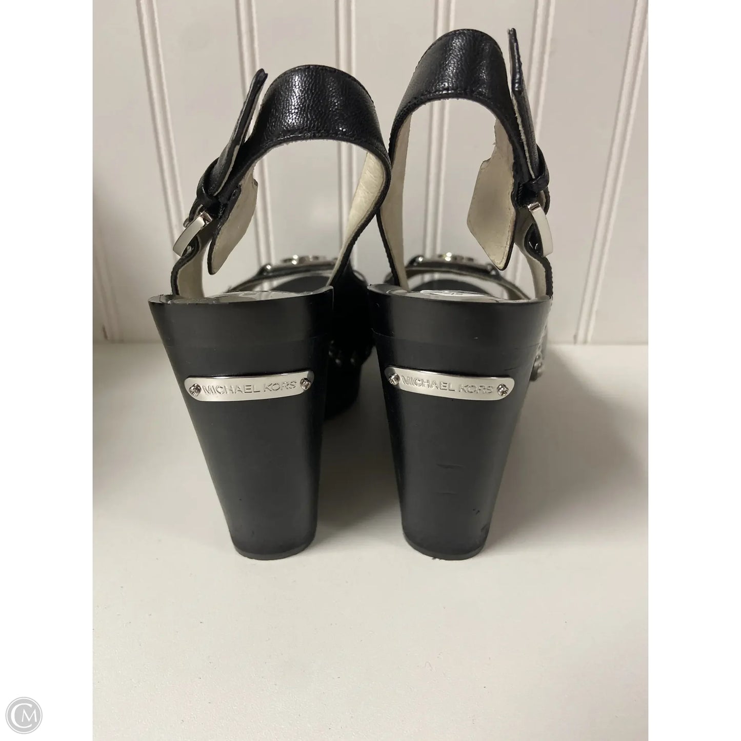 Shoes Designer By Michael Kors In Black, Size: 6.5