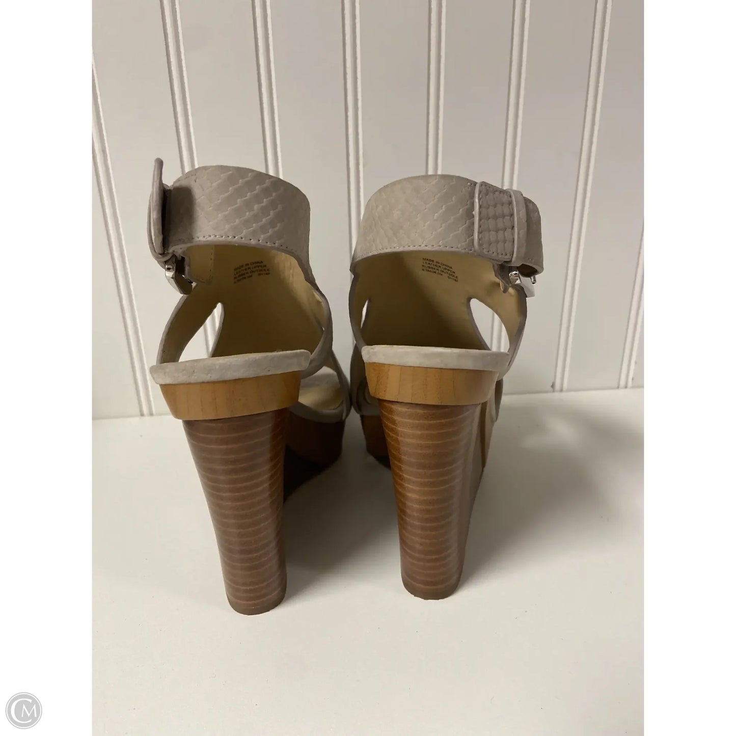 Shoes Designer By Michael Kors In Taupe, Size: 6.5