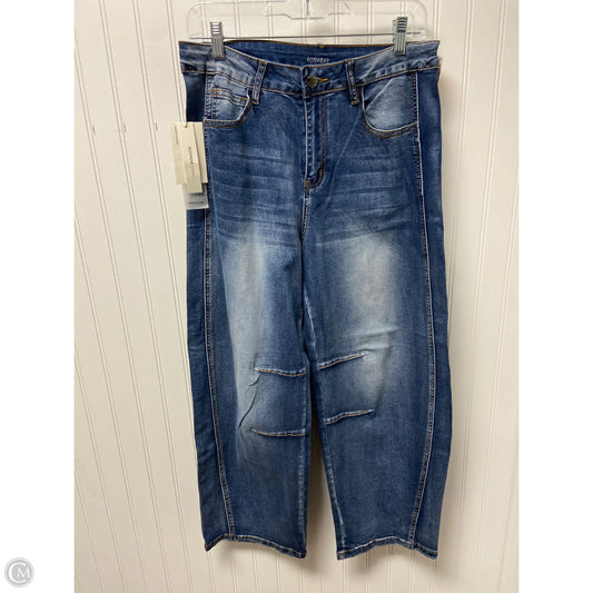 Jeans Boyfriend By Clothes Mentor In Blue Denim, Size: 10
