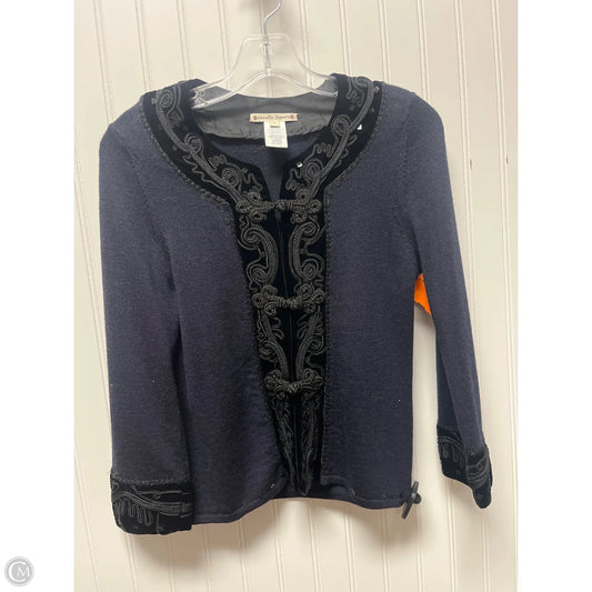 Sweater Cardigan By Nanette Lepore In Navy, Size: S