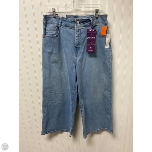 Jeans Cropped By Gloria Vanderbilt In Blue Denim, Size: 10
