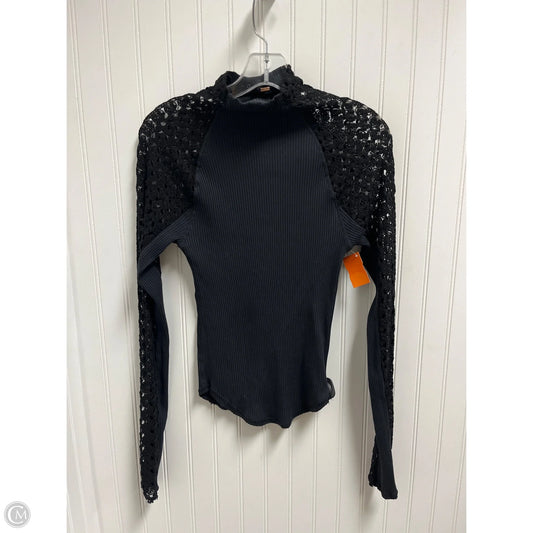 Top Long Sleeve By Free People In Black, Size: Xs