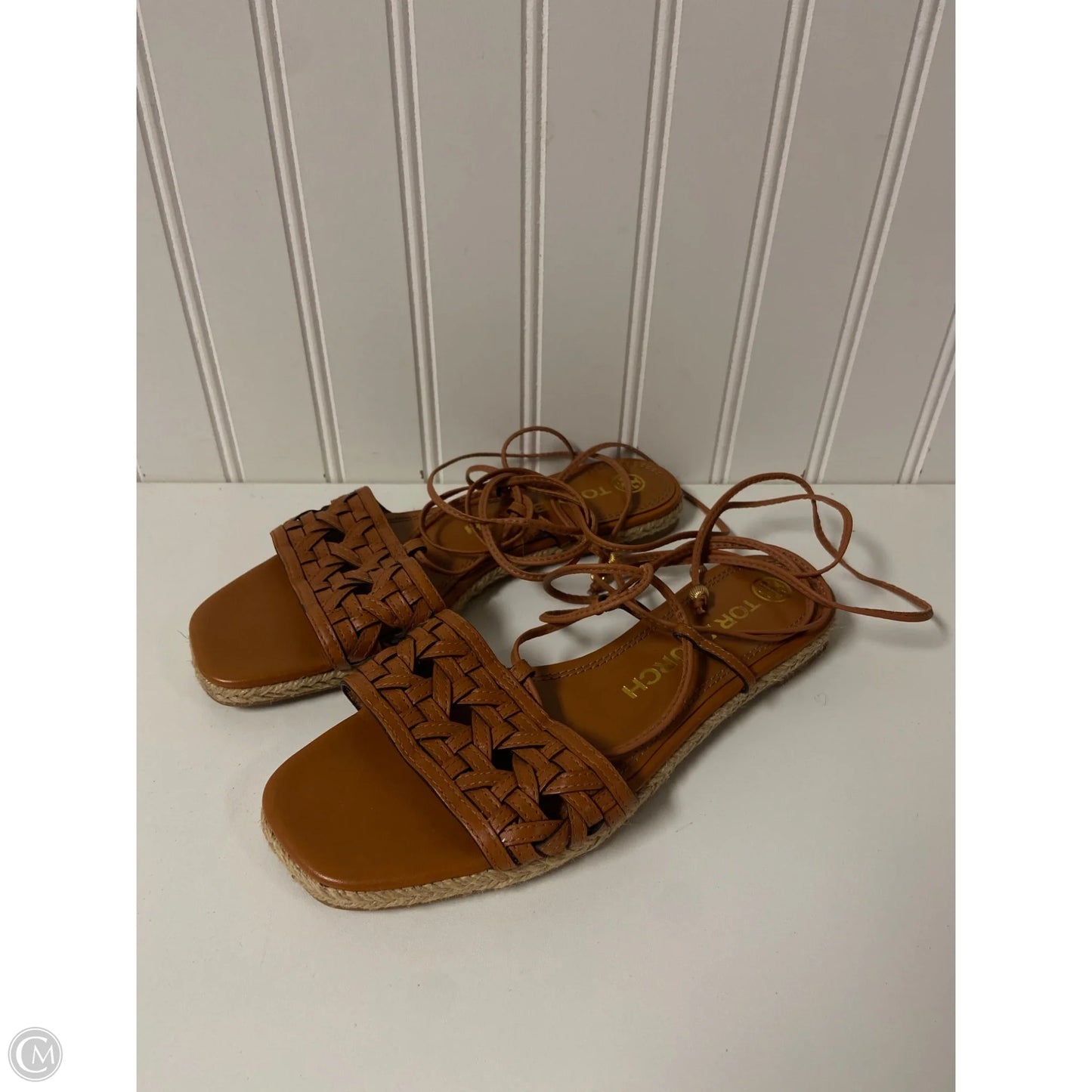 Sandals Designer By Tory Burch In Brown, Size: 6