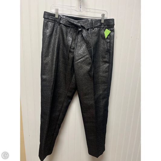 Pants Dress By Loft In Black & Silver, Size: 8
