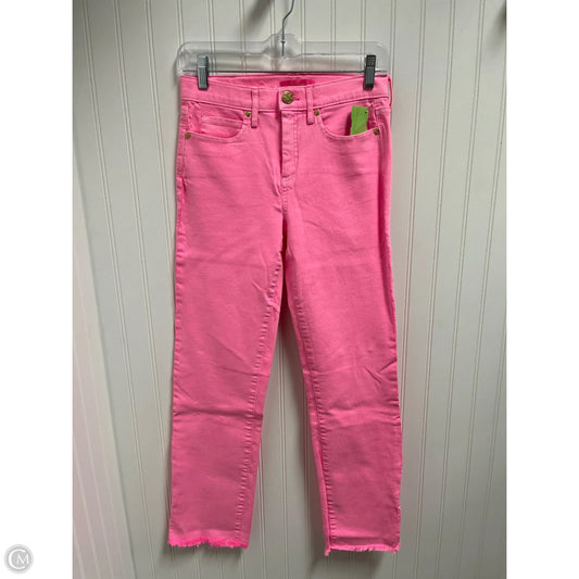 Jeans Designer By Lilly Pulitzer In Pink, Size: 2