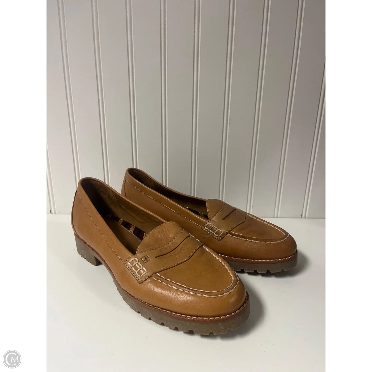 Shoes Heels Block By Sperry In Tan, Size: 9