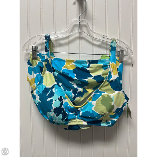 Swimsuit 2pc By Clothes Mentor In Blue & Yellow, Size: M