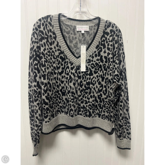 Sweater Cashmere By Design History In Animal Print, Size: L