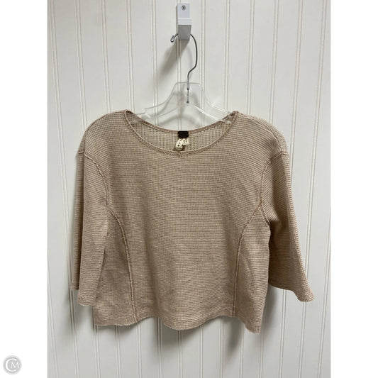 Top Short Sleeve Basic By We The Free In Beige, Size: L