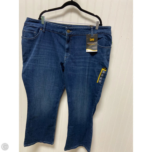 Jeans Boot Cut By Lee In Blue Denim, Size: 26