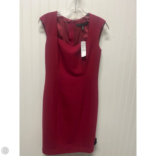 Dress Work By White House Black Market In Maroon, Size: Xsp