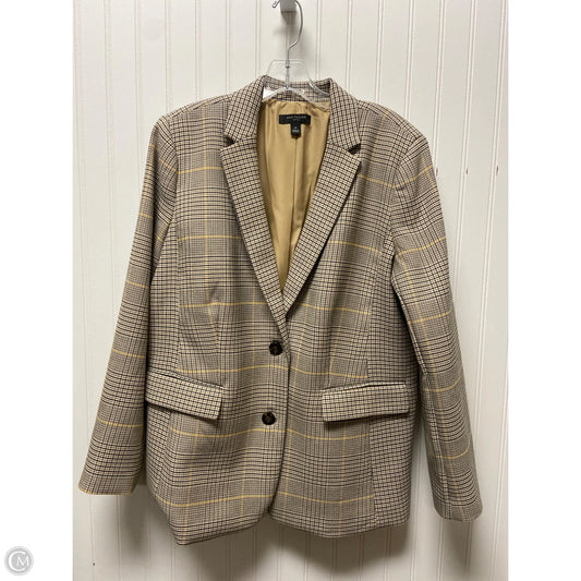 Blazer By Ann Taylor In Beige, Size: Xlp