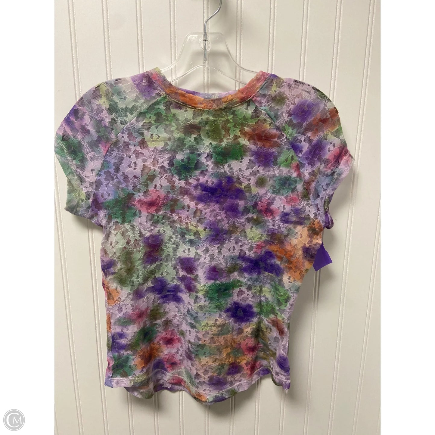 Top Short Sleeve By Pilcro In Purple, Size: S