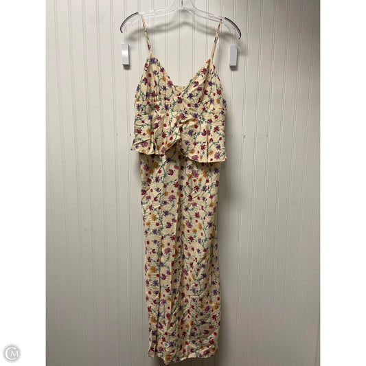 Dress Casual Midi By Cmb In Cream, Size: Xl