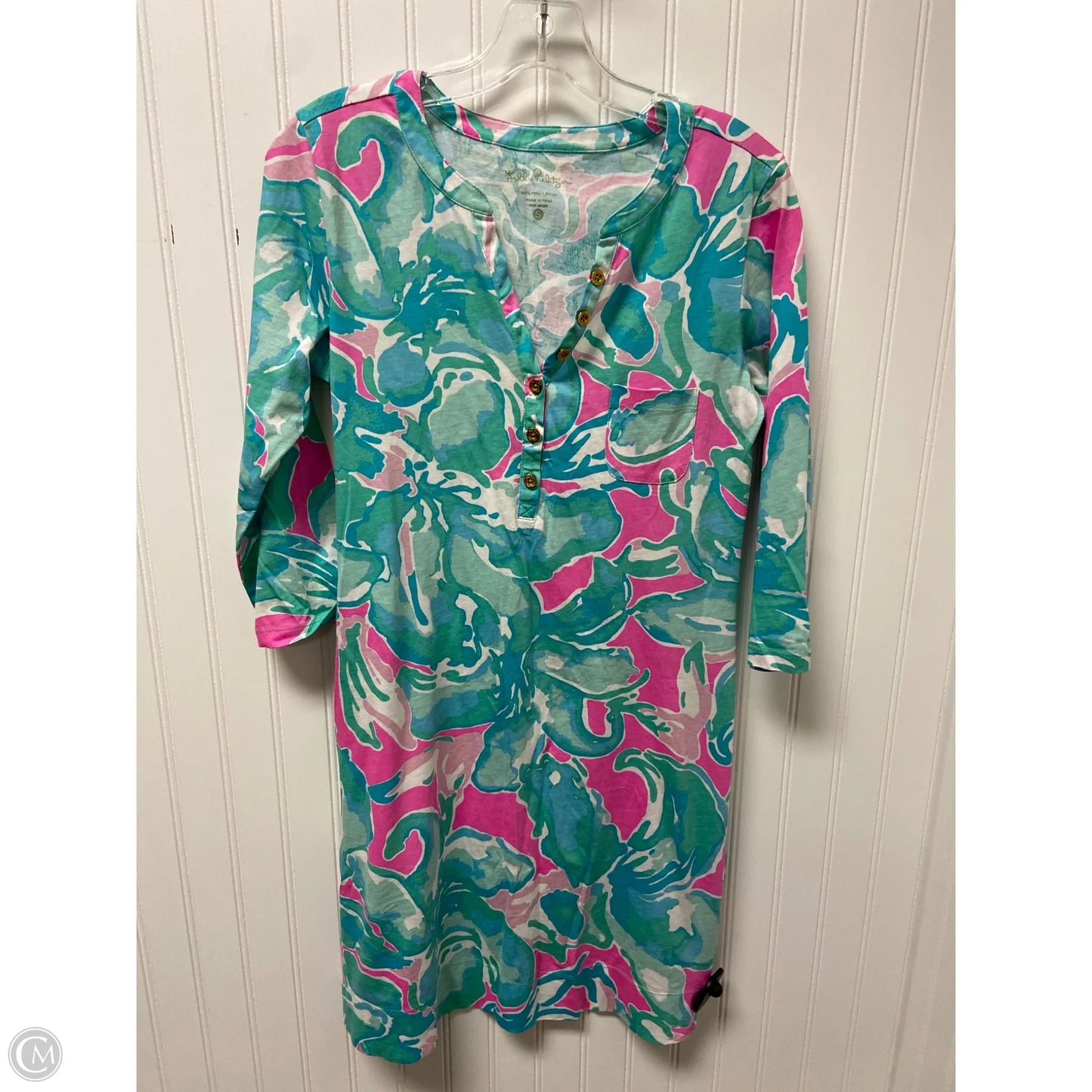 Dress Designer By Lilly Pulitzer In Blue & Pink, Size: S