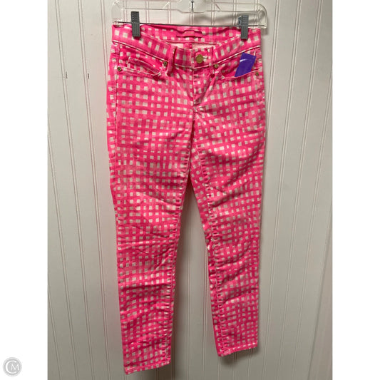 Jeans Designer By Lilly Pulitzer In Pink, Size: 0