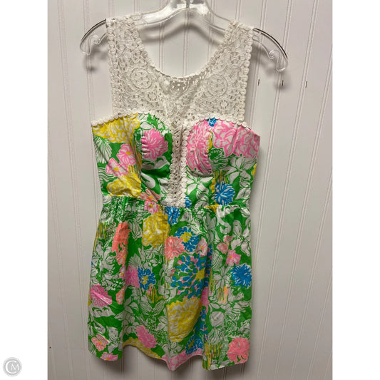 Dress Designer By Lilly Pulitzer In Floral Print, Size: Xs